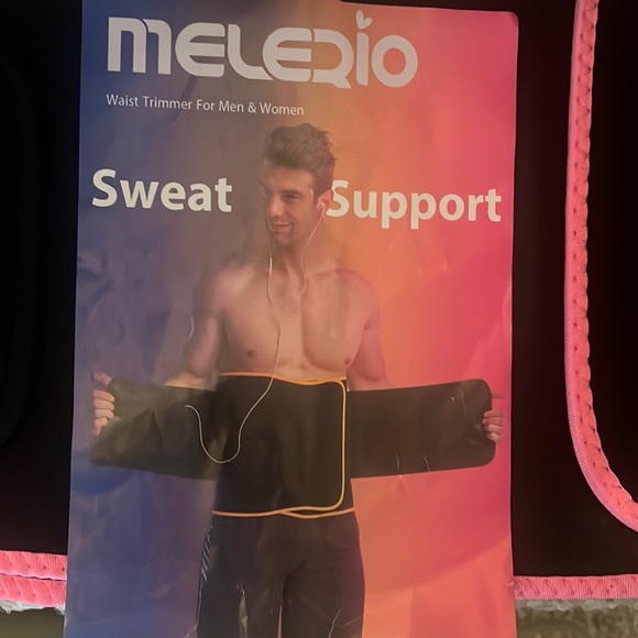 Melerio Waist trimmer sweat trainer workout fitness workout men women new tags - Picture 1 of 6
